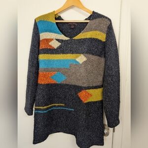 ELENA WANG LONG SWEATER SIZE X LARGE